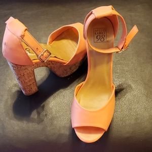 6 inch Platform Cork Heels